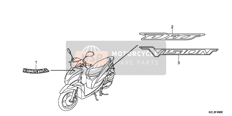 Honda NSC110MPD 2014 marca para un 2014 Honda NSC110MPD